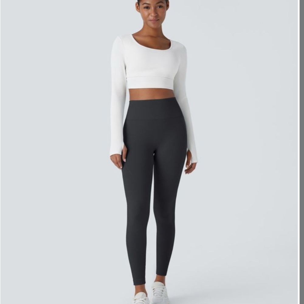 Halara Seamless Flow High Waisted Tummy Control Butt Lifting Yoga Leggings S